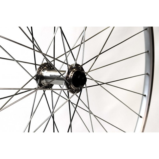CD Wheel 700c Front Wheel - Q/R - Shimano - Silver Narrow
