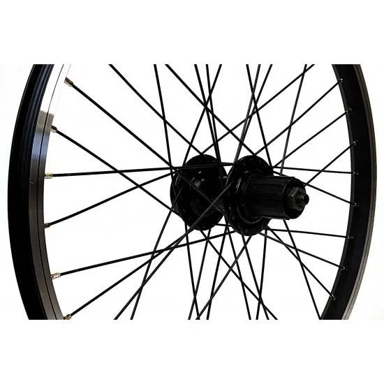 CD Wheel 20" Rear Wheel - Q/R Disc - Cass - Black DW ATB