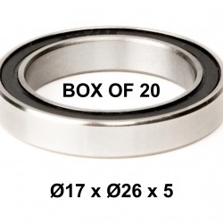 Elvedes 2017112 High Precision Sealed Bearing 6803 2RS (Box of 20) Elvedes 2017112 High Precision Sealed Bearing 6803 2RS (Box of 20)