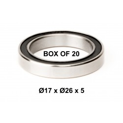 Elvedes 2017112 High Precision Sealed Bearing 6803 2RS (Box of 20) Elvedes 2017112 High Precision Sealed Bearing 6803 2RS (Box of 20)