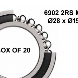 Elvedes 2020064 MAX Sealed Bearing 6902 2RS MAX (Box of 20) Elvedes 2020064 MAX Sealed Bearing 6902 2RS MAX (Box of 20)