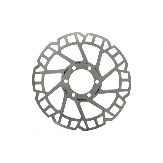 Elvedes 6-Hole Disc Rotor - 140mm / 1.8mm (2024111) Elvedes 6-Hole Disc Rotor - 140mm / 1.8mm (2024111)