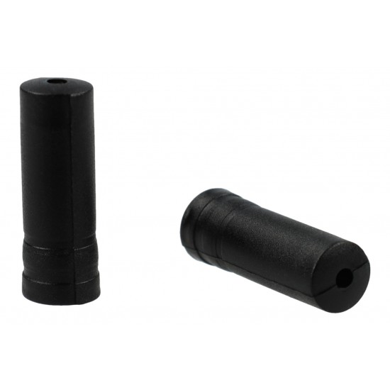 Elvedes ELV2025041 Plastic Ferrules - 5.0mm Black (100)
