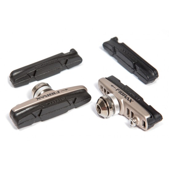 Fibrax Road Cartridge Brake Blocks – Black + Spare Pair Pair Fibrax Road Cartridge Brake Blocks – Black + Spare Pair Pair
