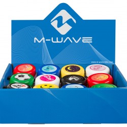M-WAVE Bella Trill-Mix Bicycle Bells Display of 12 Assorted