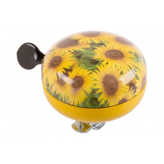 M-WAVE Maxi Ding-Dong Bicycle Bell – Sunflower M-WAVE Maxi Ding-Dong Bicycle Bell – Sunflower