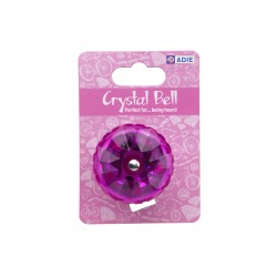 Adie Crystal Pink Bell Pack of 6