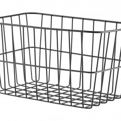 Adie Front Varsity Wire Basket – Black Adie Front Varsity Wire Basket – Black