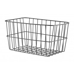 Adie Front Varsity Wire Basket – Black Adie Front Varsity Wire Basket – Black