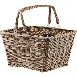 Adie Wicker Shopping Basket with Quick Release Adie Wicker Shopping Basket with Quick Release