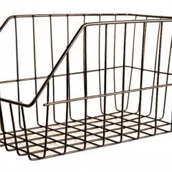 Adie Rear Large Basket and 2 Metal Fixing Plates – Black Adie Rear Large Basket and 2 Metal Fixing Plates – Black