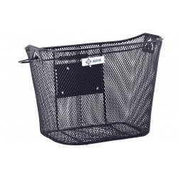 Adie Front Mesh Basket with Metal Holder – Black Adie Front Mesh Basket with Metal Holder – Black