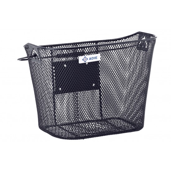 Adie Front Mesh Basket with Metal Holder – Black Adie Front Mesh Basket with Metal Holder – Black