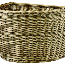 Adie Wicker Front Basket – 16″ D-Shaped Adie Wicker Front Basket – 16″ D-Shaped