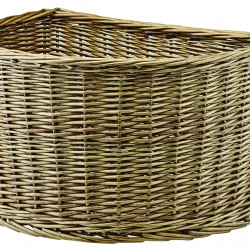 Adie Wicker Front Basket – 18″ D-Shaped Adie Wicker Front Basket – 18″ D-Shaped