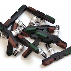 D2O BULK Triple Compound V-Brake Blocks – A.K. Fit Box of 15pr D2O BULK Triple Compound V-Brake Blocks – A.K. Fit Box of 15pr