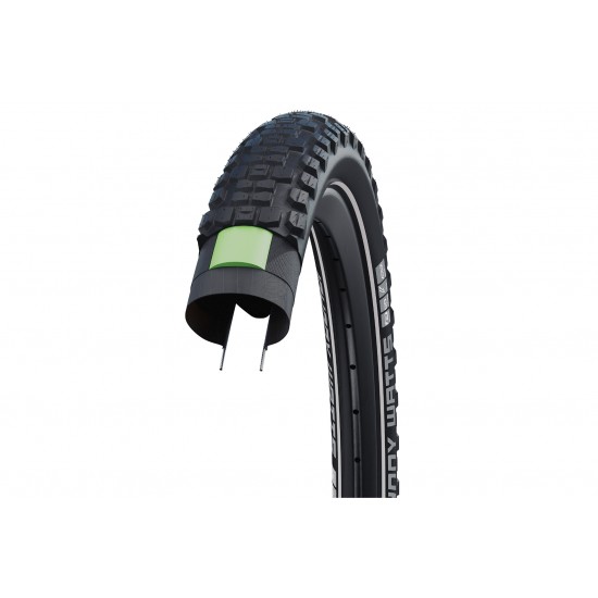 Schwalbe 27.5 x 2.60 65-584 Johnny Watts DD Wired PL Tyre – Black/Reflex Schwalbe 27.5 x 2.60 65-584 Johnny Watts DD Wired PL Tyre – Black/Reflex