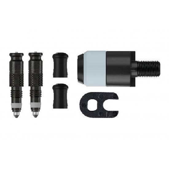 Schwalbe 3542 Clik Valve Conversion Kit Valves with Pump Head Adapter EACH Schwalbe 3542 Clik Valve Conversion Kit Valves with Pump Head Adapter EACH