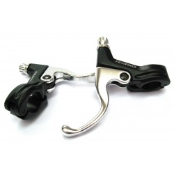 CD Alloy BMX Brake Levers – Black/Silver Pair