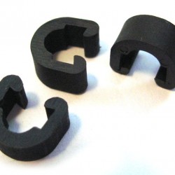 D2O Plastic Hydraulic Hose Clip Single – Black D2O Plastic Hydraulic Hose Clip Single – Black