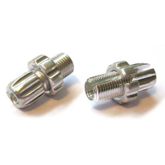 D2O BULK Alloy Brake Lever Adjusting Screw – Silver OVERSIZE EACH