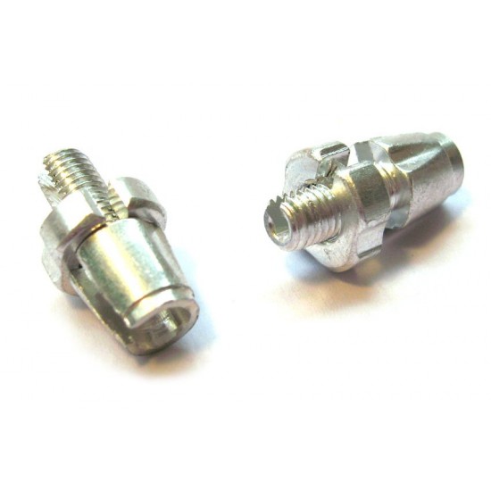 D2O BULK Alloy Brake Lever Adjusting Screw – Silver STANDARD EACH