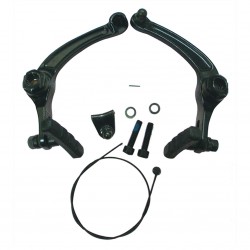 Darxide BMX Front & Rear U-Brake Set – Black inc. Fittings Darxide BMX Front & Rear U-Brake Set – Black inc. Fittings