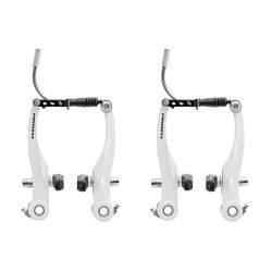 Alloy V-Brakes PROMAX – White F. & R. Set