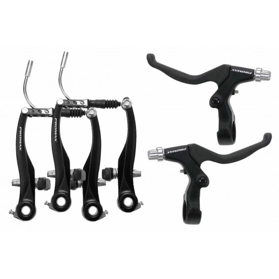 Complete 360859 Alloy V-Brakes PROMAX – Black FULL SET Complete 360859 Alloy V-Brakes PROMAX – Black FULL SET