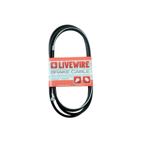 Livewire Universal Complete Galvanised Brake Cable Each
