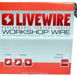 Livewire ATB Barrel Galvanised Inner Brake Cable 100/Box Livewire ATB Barrel Galvanised Inner Brake Cable 100/Box