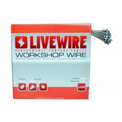 Livewire ATB Barrel S/less Steel Inner Brake Cable 100/Box