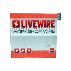 Livewire Road Pear S/less Steel Inner Brake Cable 100/Box