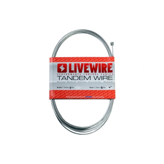 Livewire Tandem Stainless Steel Inner Gear Cable Each Livewire Tandem Stainless Steel Inner Gear Cable Each