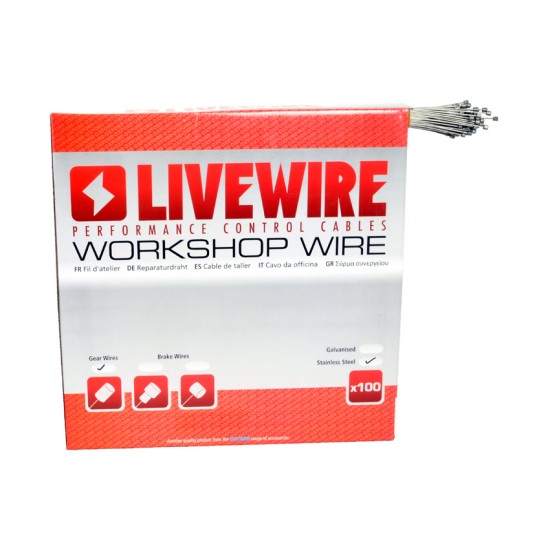 Livewire Stainless Steel Inner Gear Cable 100/Box Livewire Stainless Steel Inner Gear Cable 100/Box