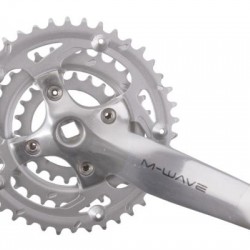 M-WAVE Alloy 22/32/42T x 170mm Chainset – Silver M-WAVE Alloy 22/32/42T x 170mm Chainset – Silver