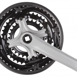 CD Steel 28/38/48T x 170mm Chainset – Black/Grey CD Steel 28/38/48T x 170mm Chainset – Black/Grey
