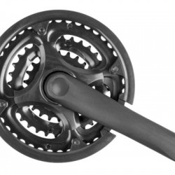 M-WAVE Alloy/Steel 22/32/42T x 170mm Chainset – Black