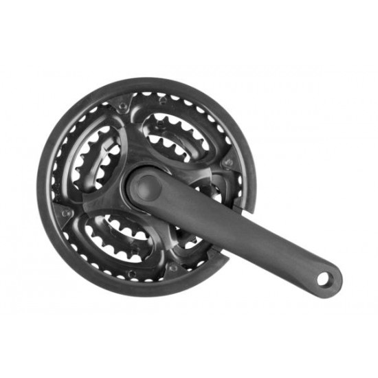 M-WAVE Alloy/Steel 22/32/42T x 170mm Chainset – Black