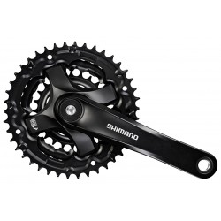SHIMANO FC-TY501 Altus 24/34/42T x 170mm Chainset – Black