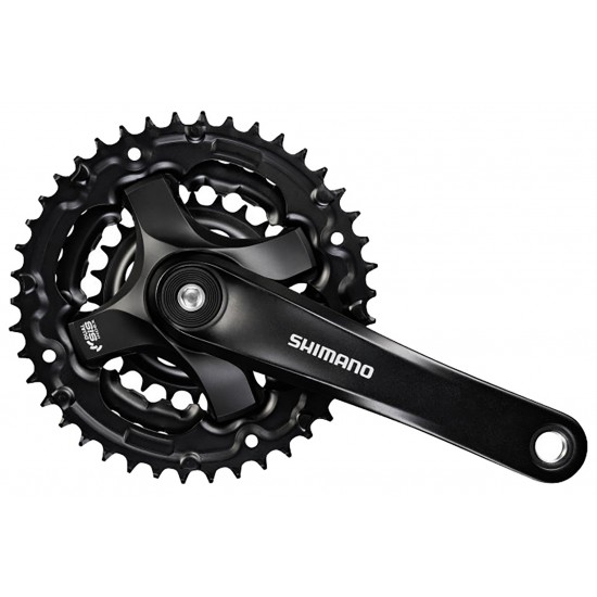 SHIMANO FC-TY501 Altus 24/34/42T x 170mm Chainset – Black