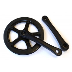 CD 3/32″ x 46T x 170mm Alloy Single Chainset – Black