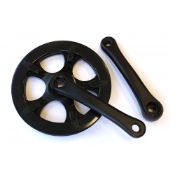 CD 3/32″ x 42T x 152mm Alloy Single Chainset – Black