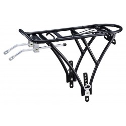 CD Adjustable Alloy Rear Carrier – 20″ to 24″ Black