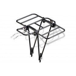 CD Adjustable Alloy Rear Carrier WITH WINGS – 26″ to 29″ Black