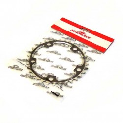 Sunrace RX0 ALLOY Road Chainring – Black, 34T, 5 Bolts, 110mm BCD Sunrace RX0 ALLOY Road Chainring – Black, 34T, 5 Bolts, 110mm BCD