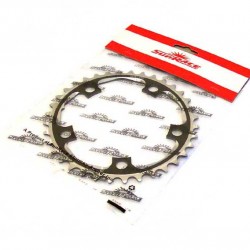 Sunrace RX1 ALLOY Road Chainring – Black, 36T, 5 Bolts, 110mm BCD Sunrace RX1 ALLOY Road Chainring – Black, 36T, 5 Bolts, 110mm BCD