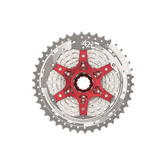 Sunrace MX8 11 Speed MTB Cassette – 11/42T Metallic Sunrace MX8 11 Speed MTB Cassette – 11/42T Metallic