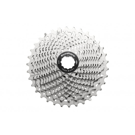 Sunrace CSRX11 11 Speed Gravel Cassette – 11/34T Metallic Sunrace CSRX11 11 Speed Gravel Cassette – 11/34T Metallic