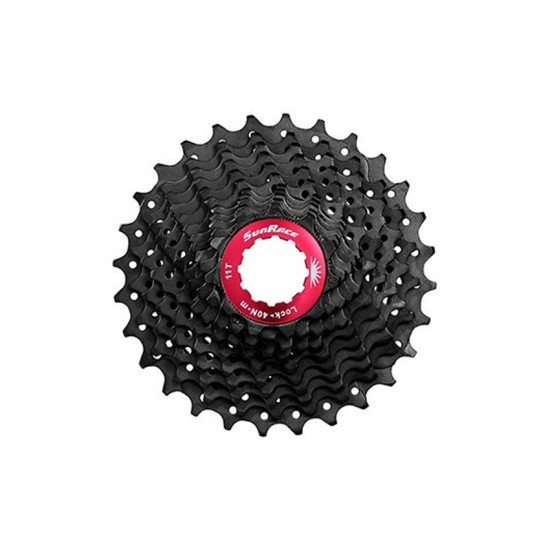 Sunrace RX0 10 Speed Road Cassette – 11/32T Black Sunrace RX0 10 Speed Road Cassette – 11/32T Black